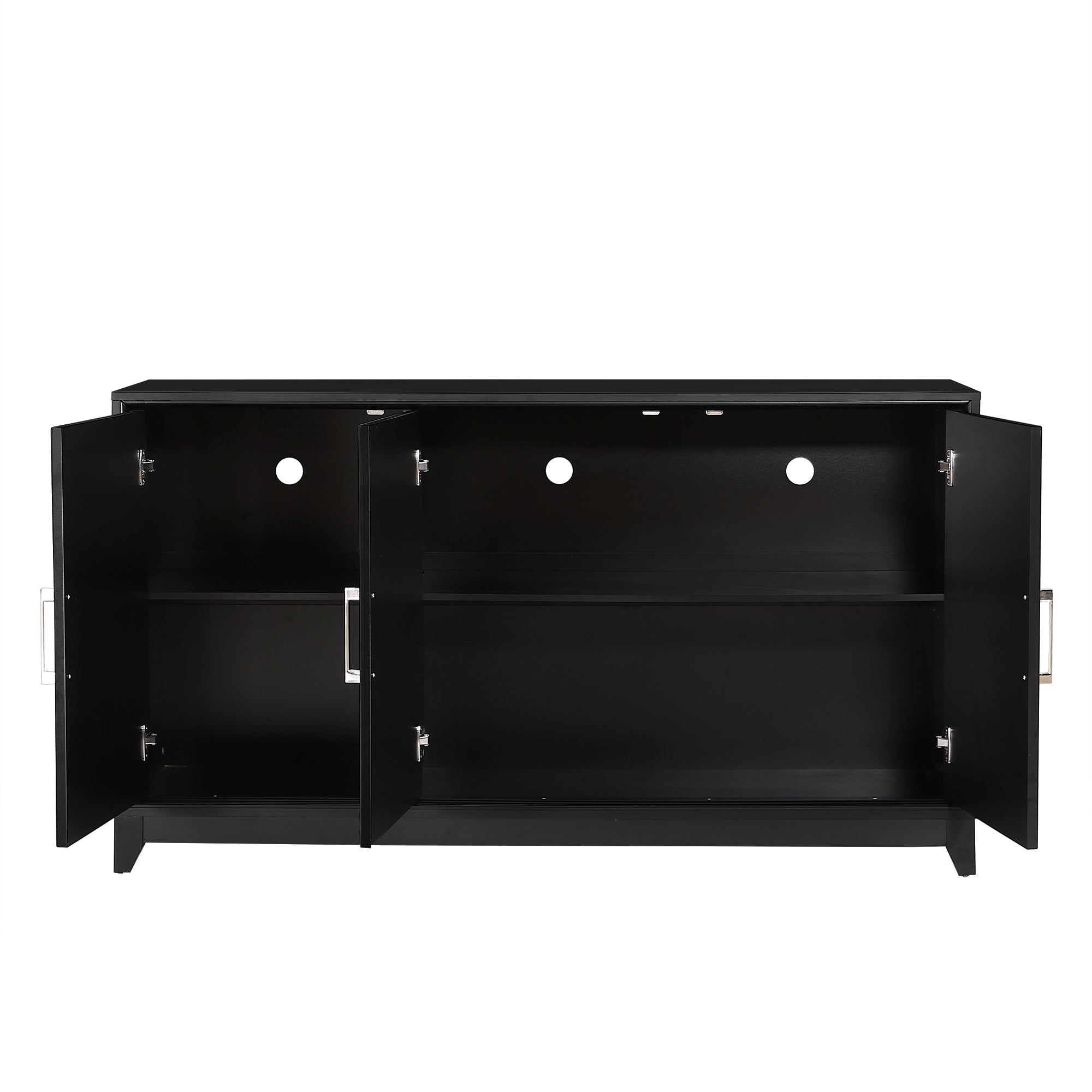 TV Stand for TVs up to 65 Inches, Modern Entertainment Center Media Console Cabinet