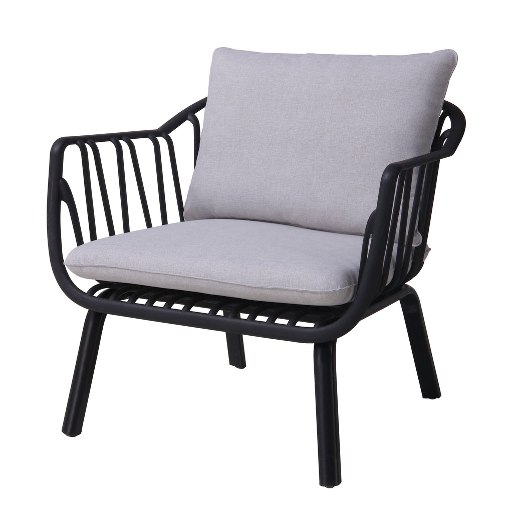 Huron Outdoor PP Club Chair Set of 2