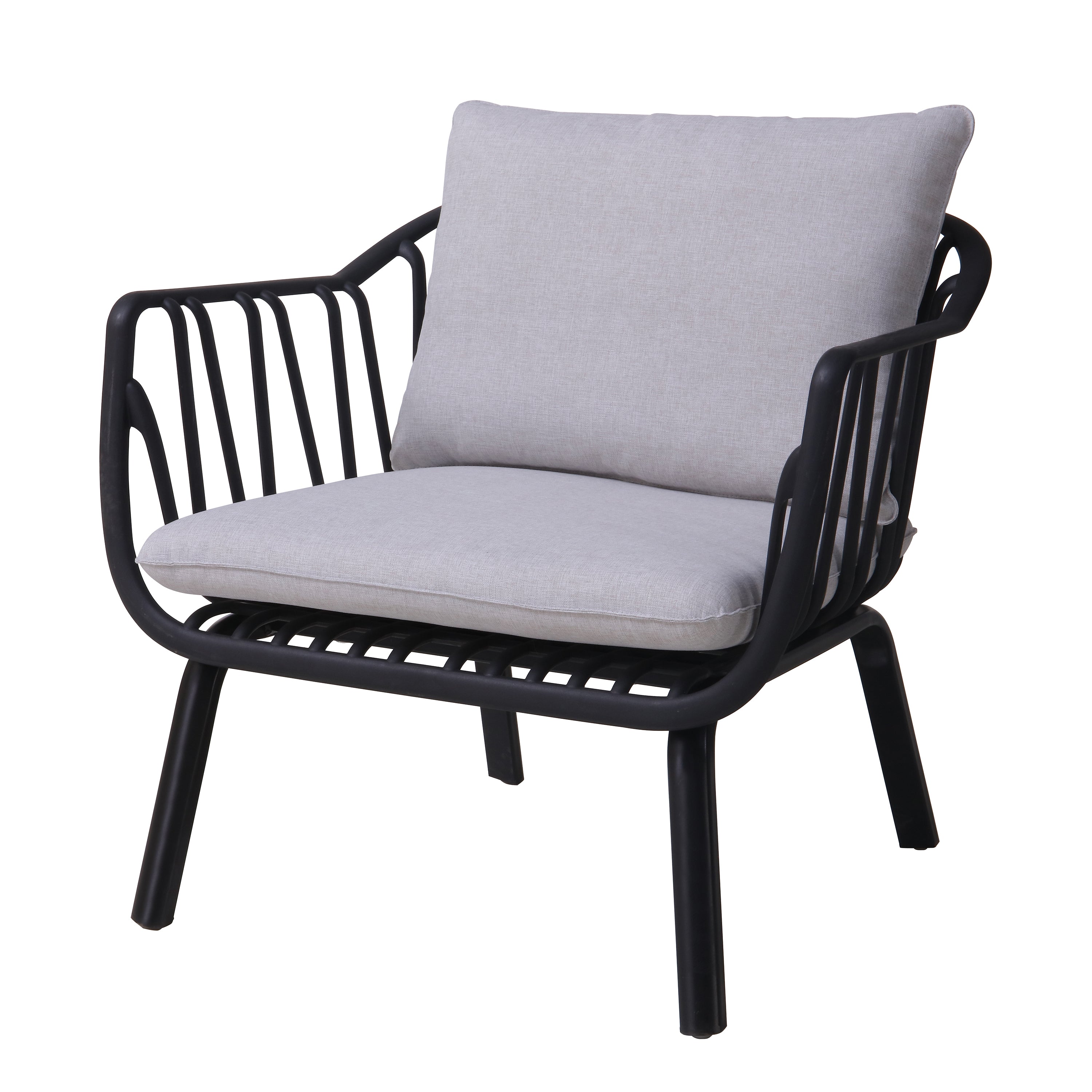 Huron Outdoor PP Club Chair Set of 2