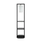 Two Tiered Vertical Shelving Stand with Light