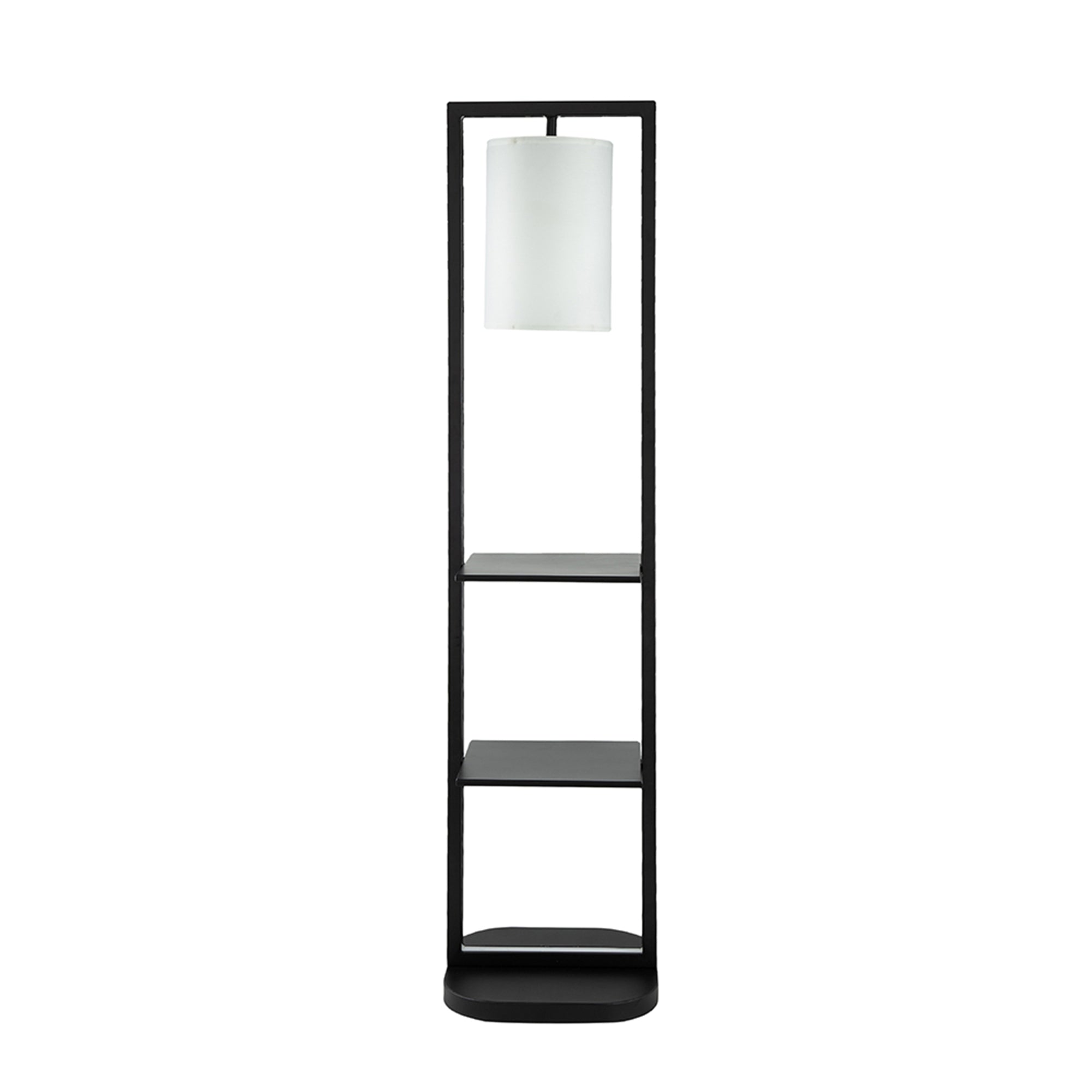 Two Tiered Vertical Shelving Stand with Light