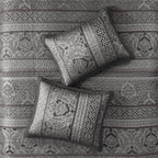 5-Piece Queen Reversible Jacquard Bedspread Set