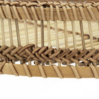 Set of 3 Round Bamboo Decorative Trays