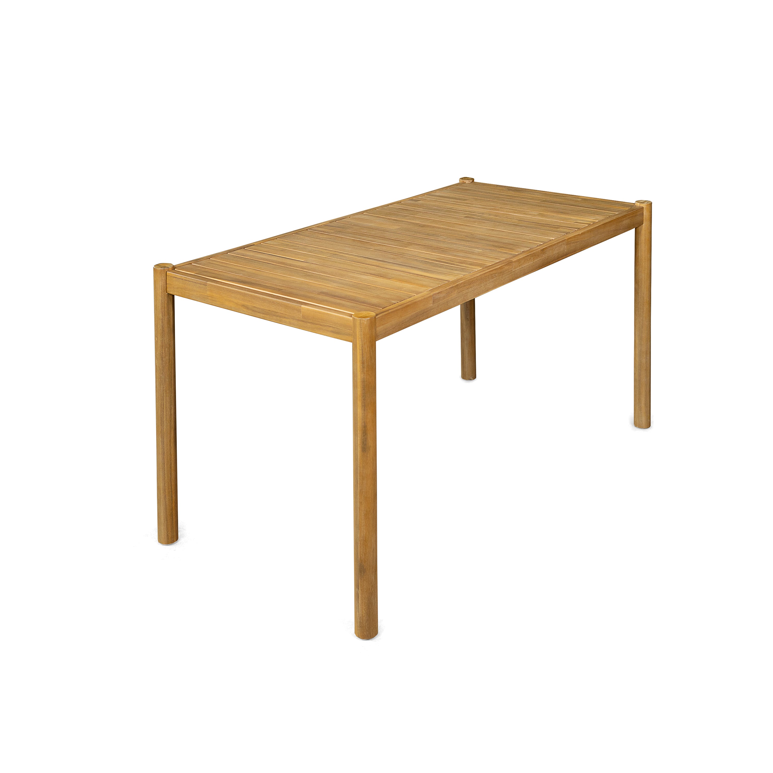 5-Piece Outdoor Acacia Wood Dining Set
