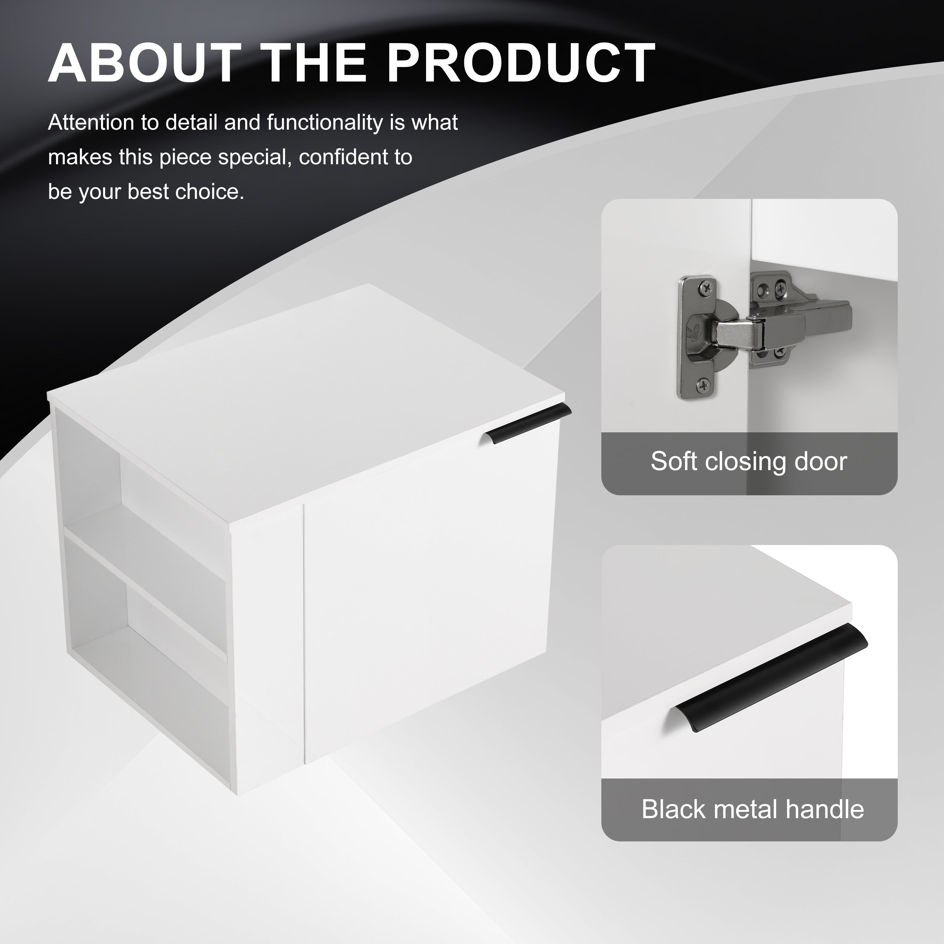 Modern 24" Bathroom Vanity Sink Combo