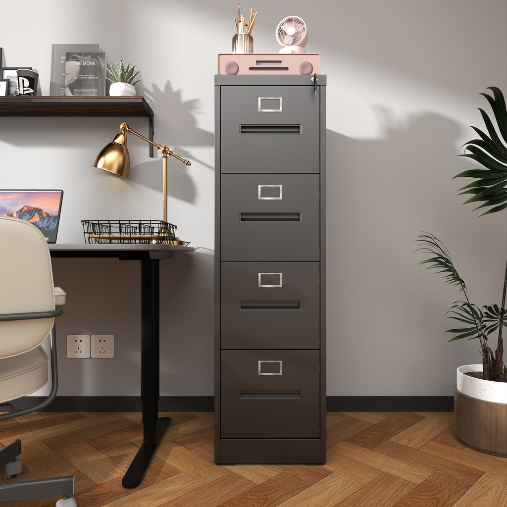 4 Drawer File Cabinet with Lock