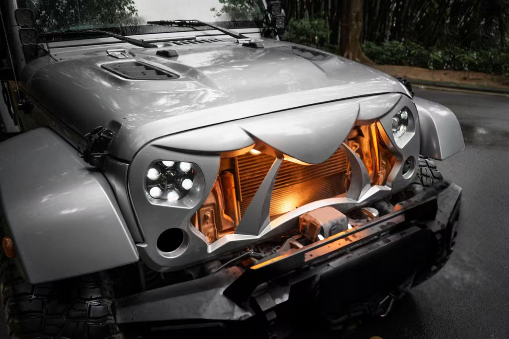 Halloween Front Grille Grid Grill for Jeep Wrangler JK/JKU