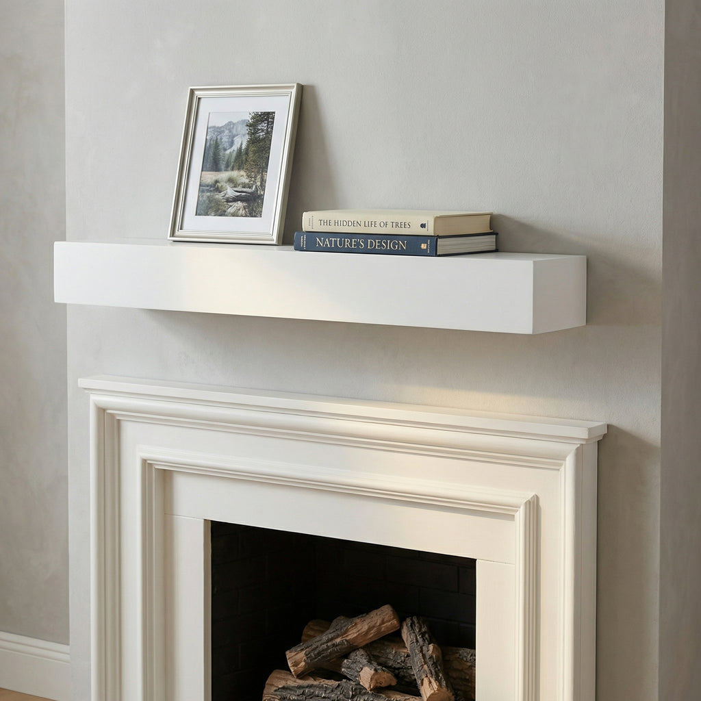 60" Paulownia Fireplace Mantel
