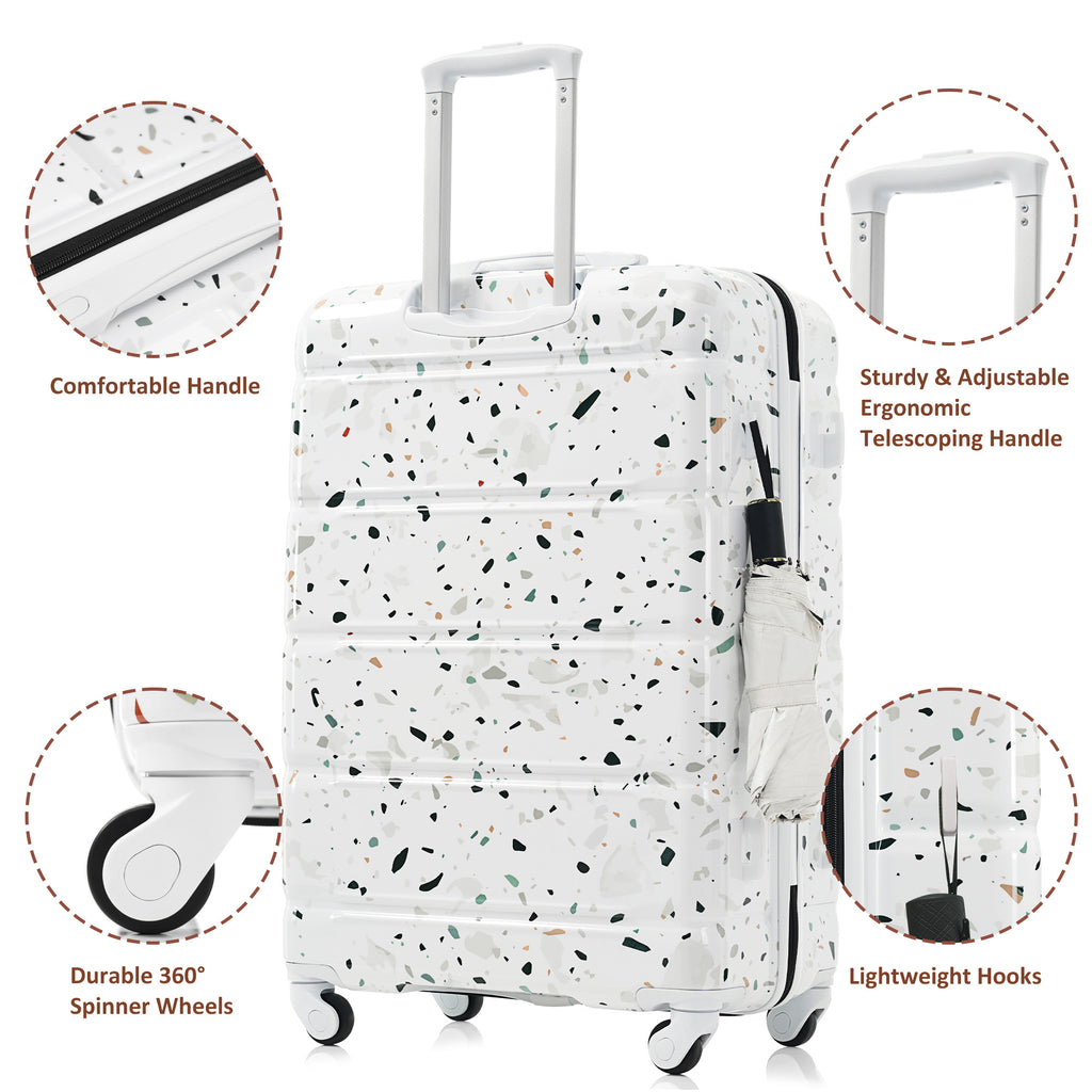 Luggage Set of 3, 20-inch with USB Port