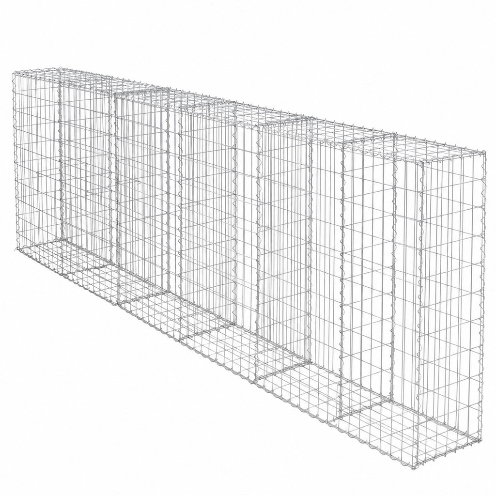 Galvanized Steel Gabion Basket with Multiple Dividers