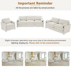 Cozy Upholstered Sofa Set Oversized Comfy Cloud Sofa