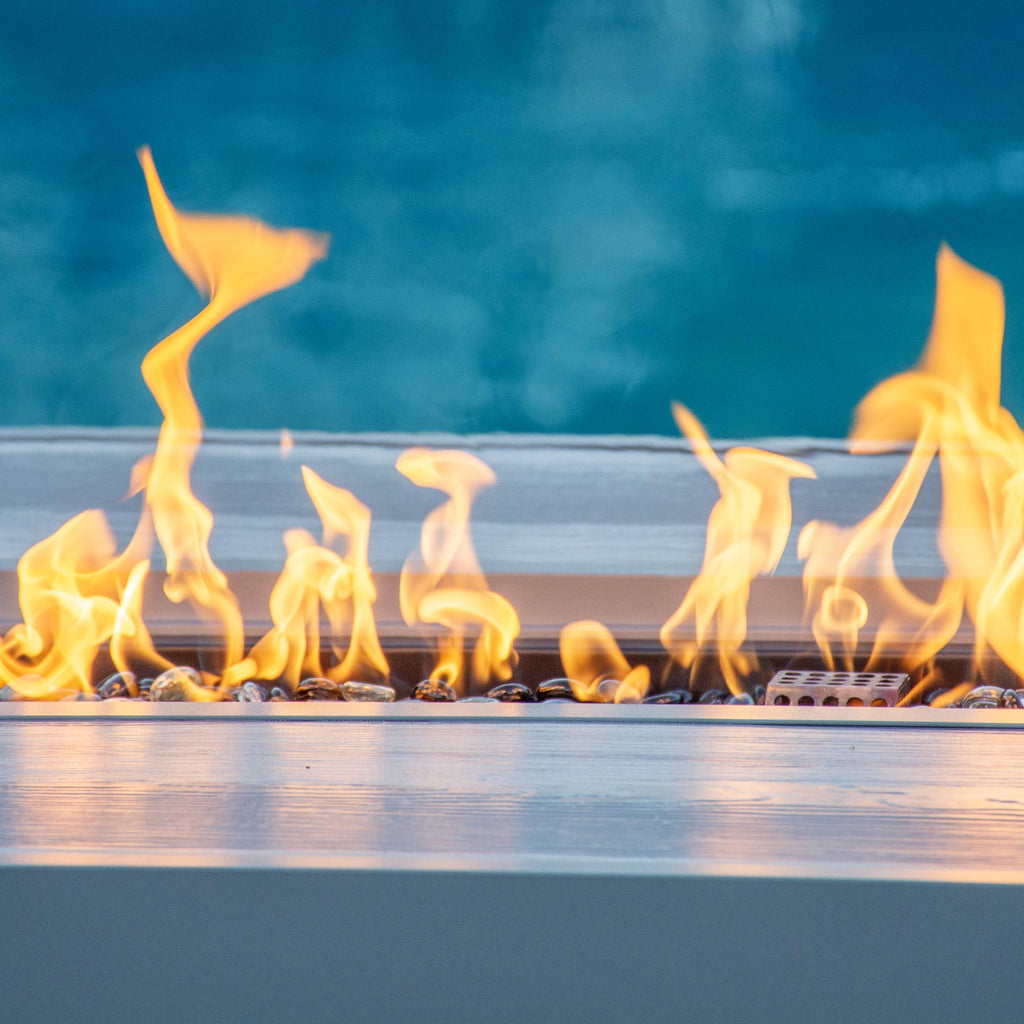 Aluminum  Fire Table, Rectangular