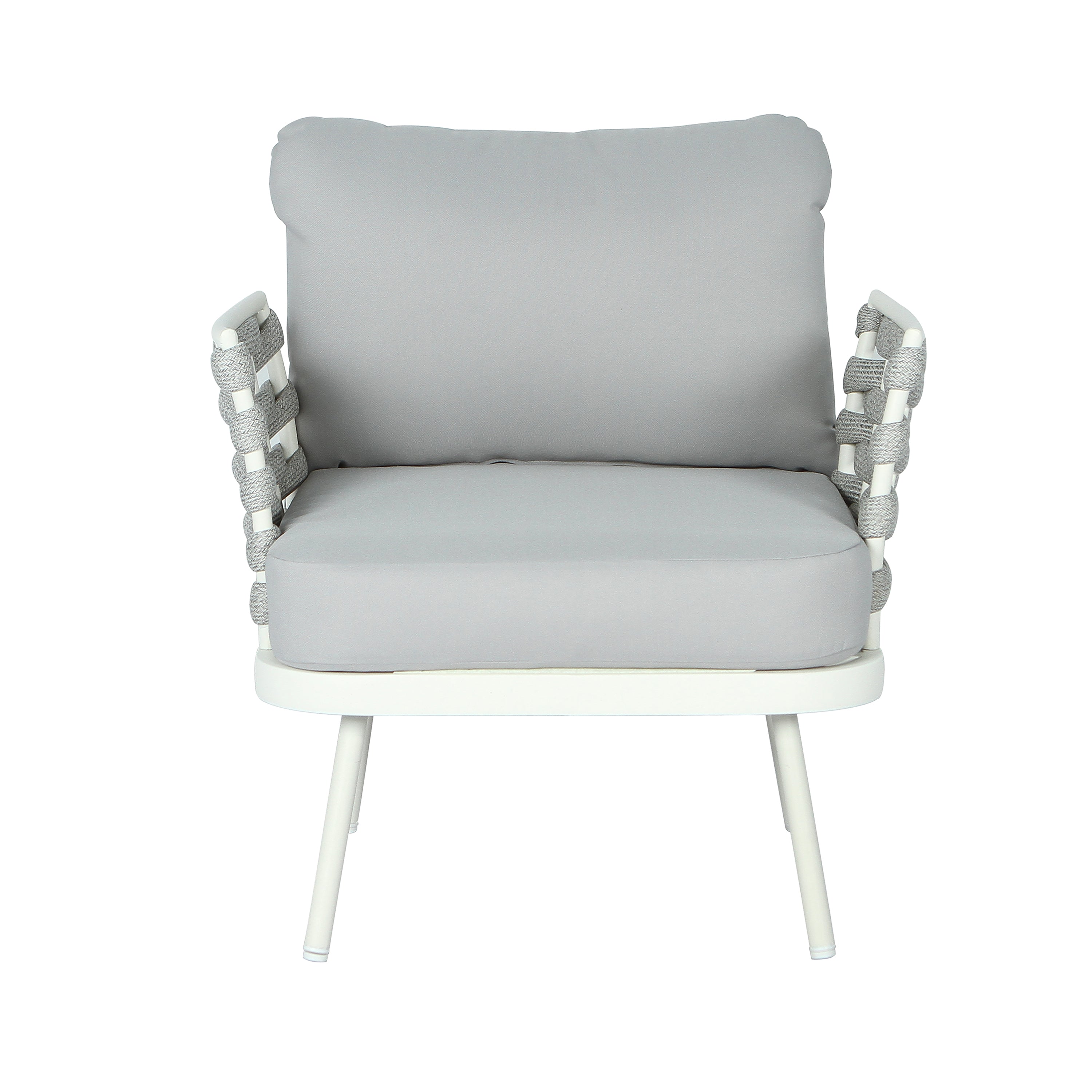 Mariano Steel 4-Pieces Conversation Set