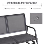 Outsunny 2-Person Outdoor Glider Bench