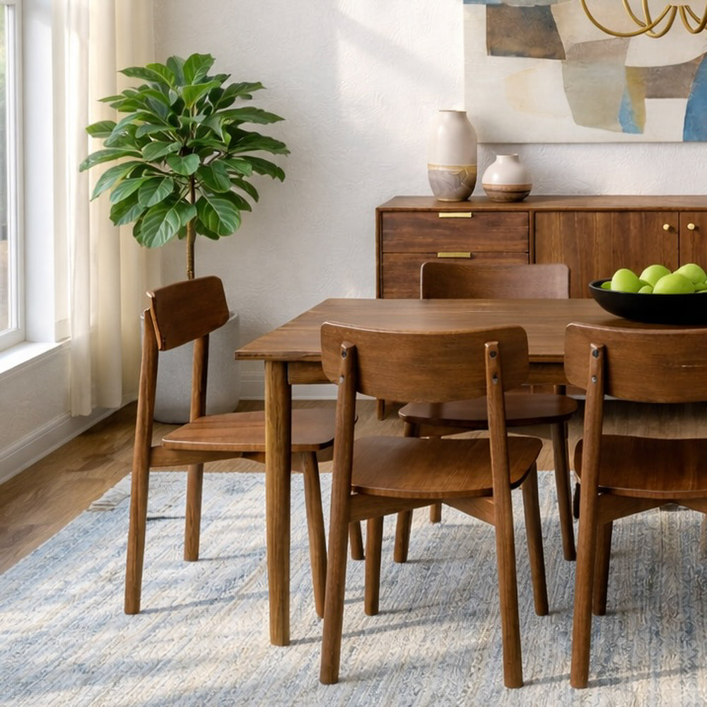 Walnut Dining Chair Set of 2