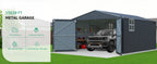 Upgraded 13x20FT Outdoor Storage Shed
