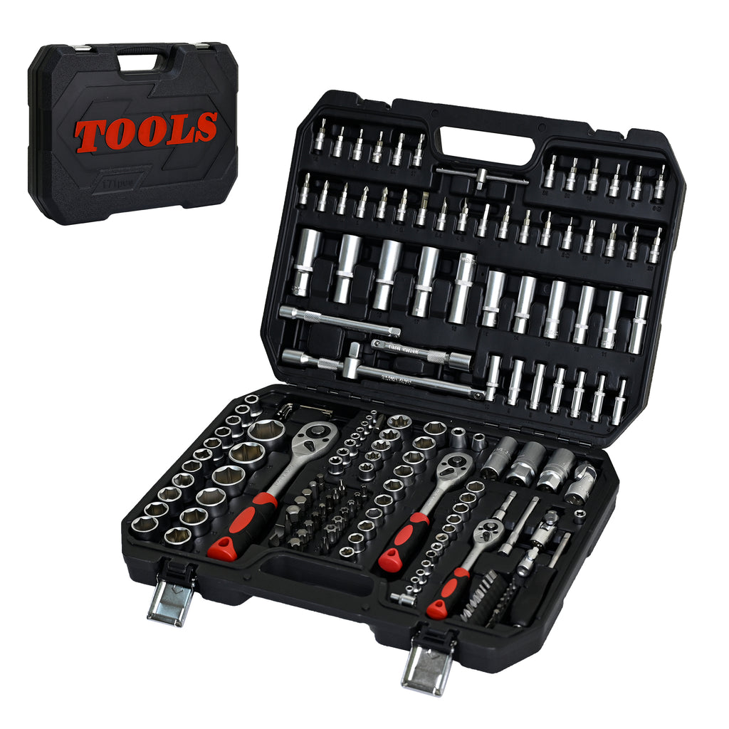 171-Piece Socket and Ratchet Wrench Tool Set
