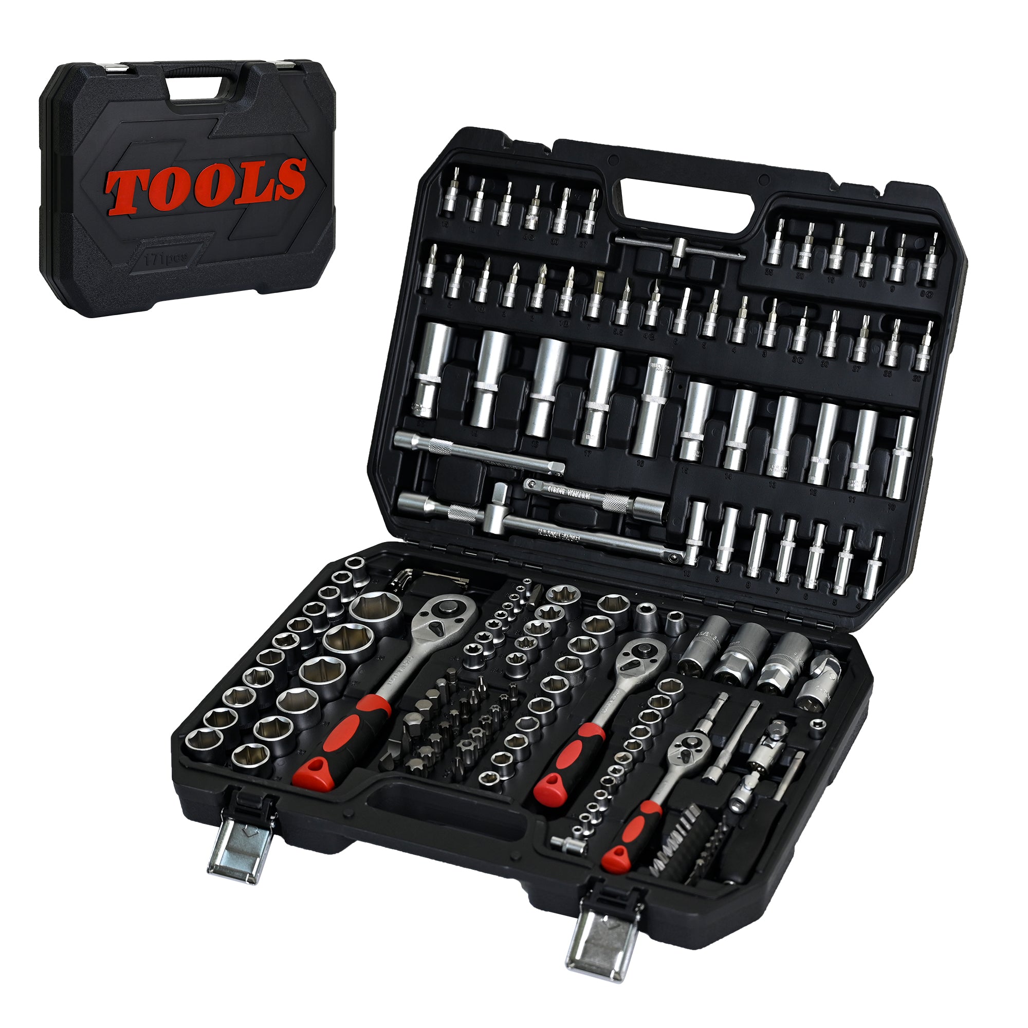 171-Piece Socket and Ratchet Wrench Tool Set