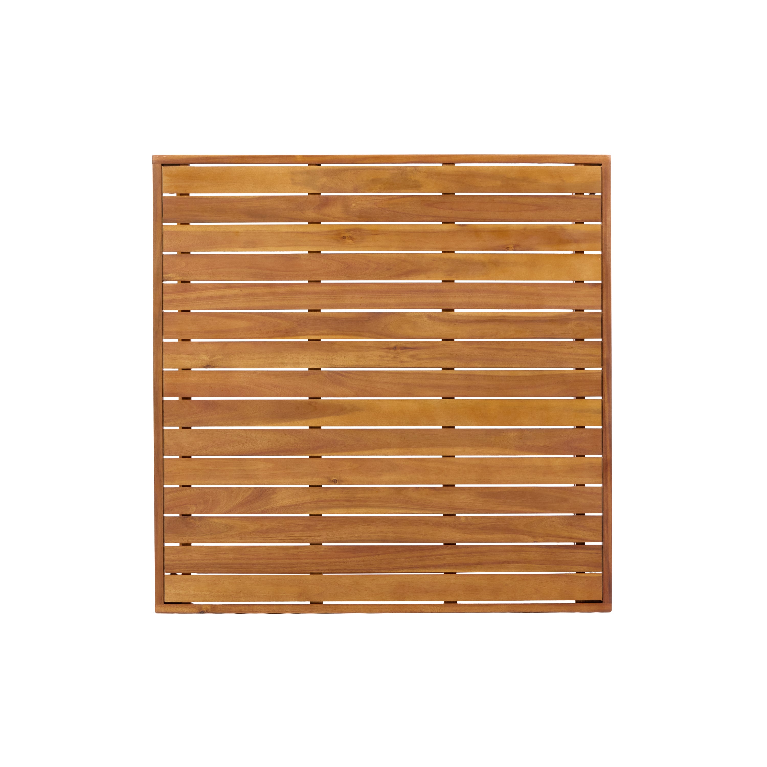 41 Inch Height Teak Finish Acacia Solid Wood Outdoor Dining Table