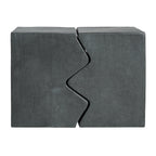 MGO Side Table Set of 2 Rectangular Outdoor Side Tables