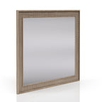 Sand Colored Cane Mirror