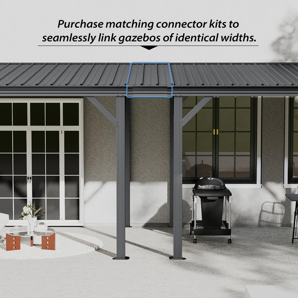 Gazebo Connector Kit - Durable Steel Expansion Linker