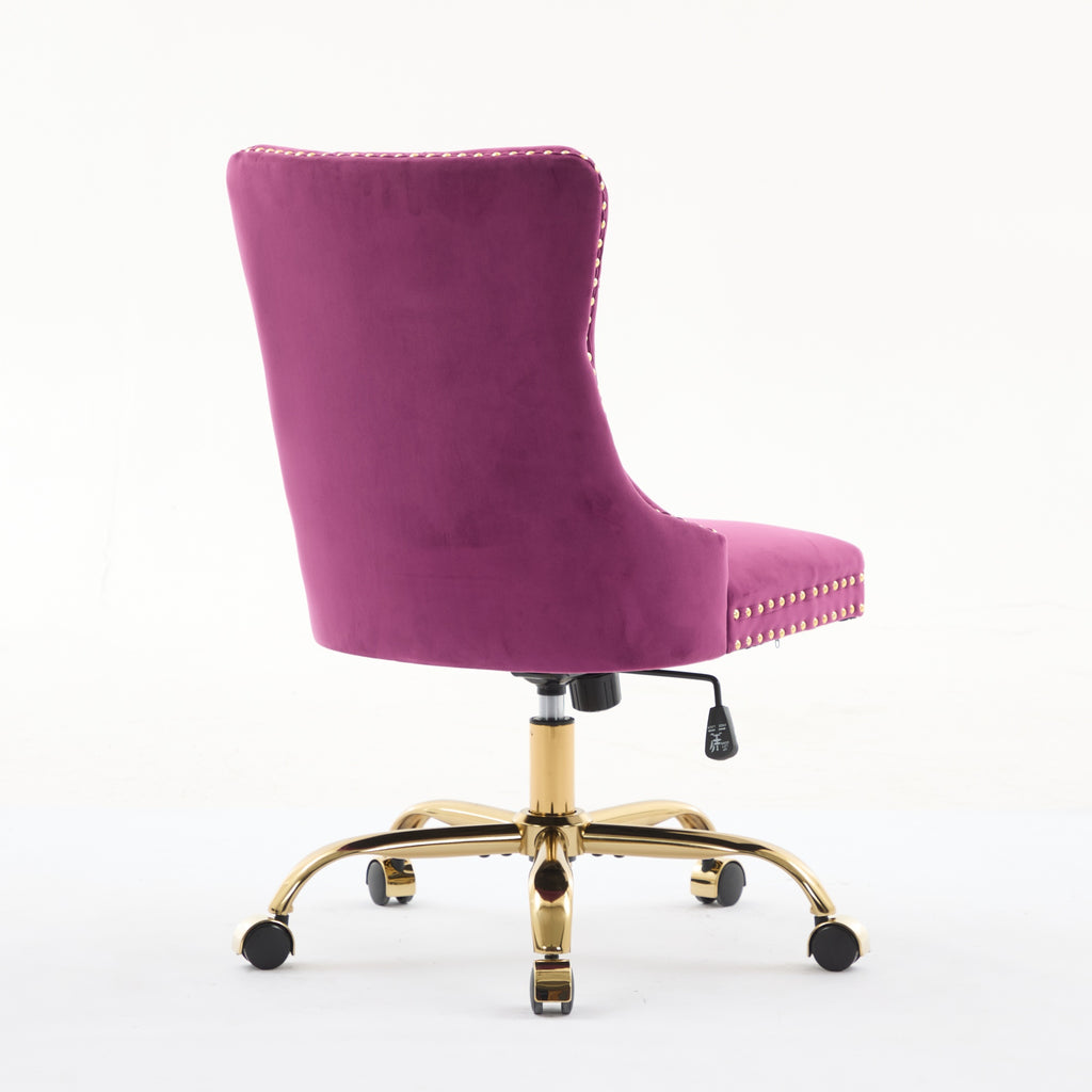 A&A Furniture Modern Velvet Office Chair
