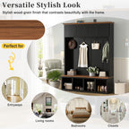 Vibe Haus 59''W Entryway Hall Tree with Bench and Storage