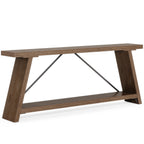 70.9” Extra Long Console Table Behind Couch