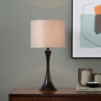 24" Contemporary Metal Table Lamp in Oil Rubbed Bronze
