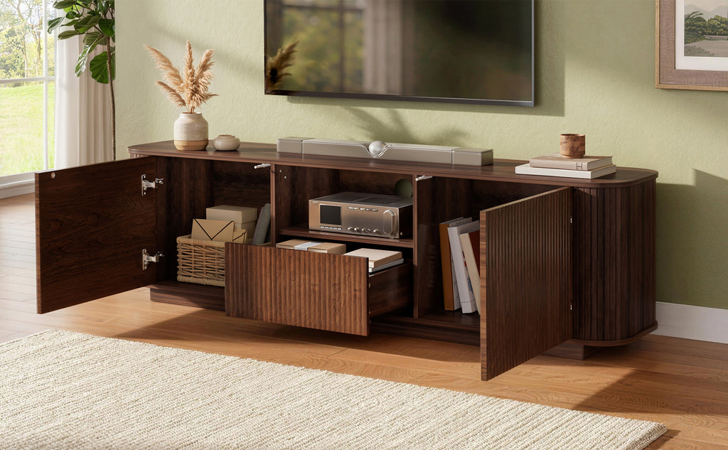 70-Inch Modern TV Stand for TVs Up to 80 Inches