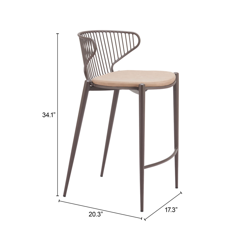 Silues Counter Stool (Set of 2)