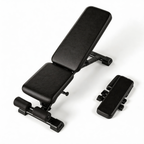 Adjustable Weight Bench with Resistance Bands