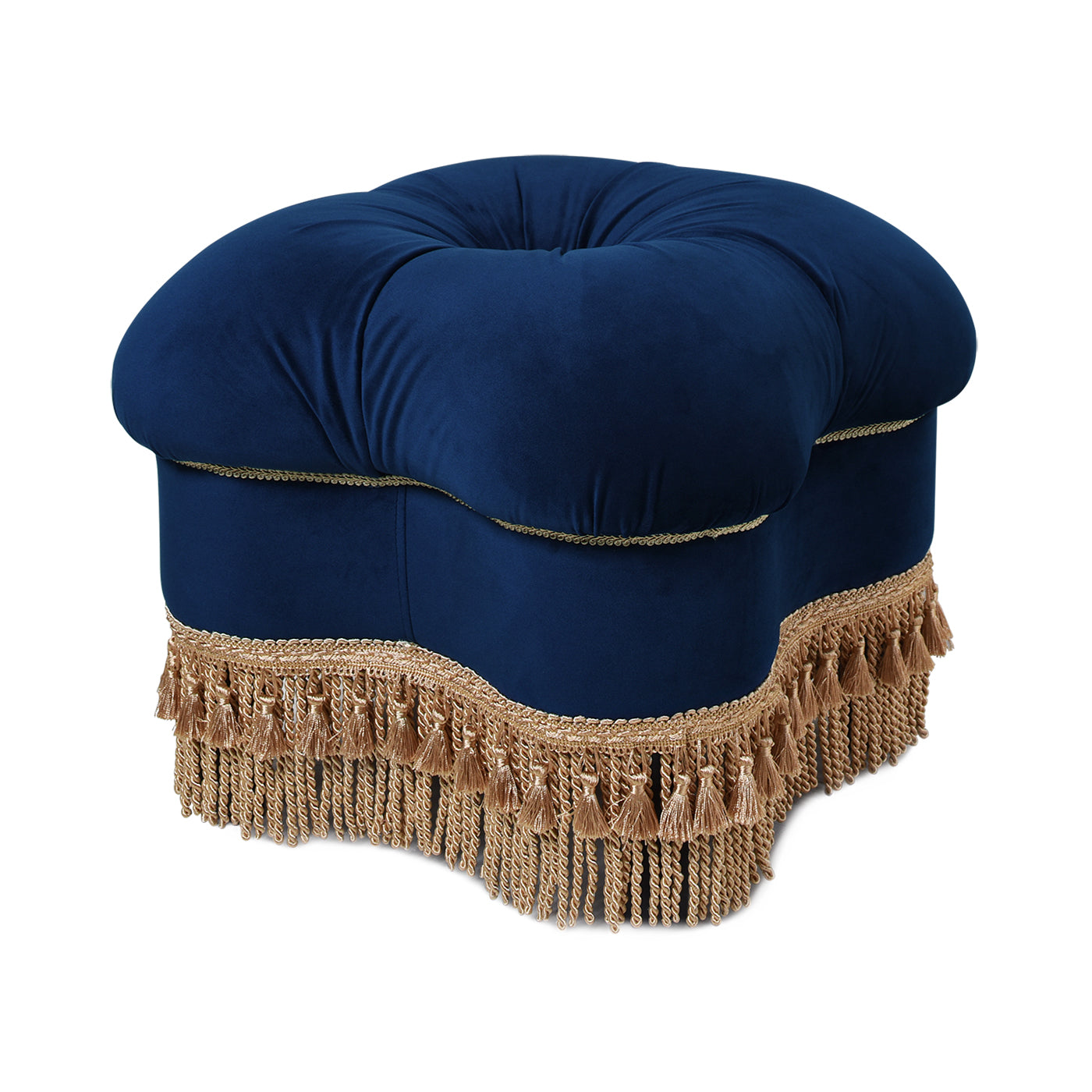 Ellen Upholstered Clover Ottoman