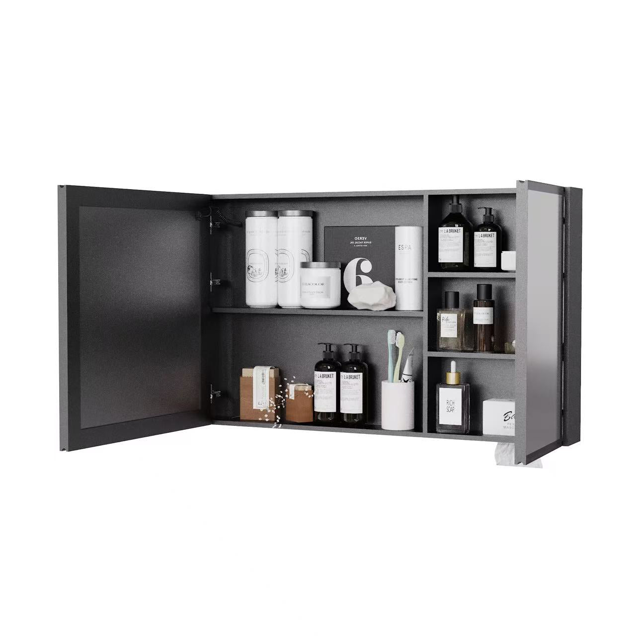 LED Bathroom Medicine Cabinet with Single-Color Lighting