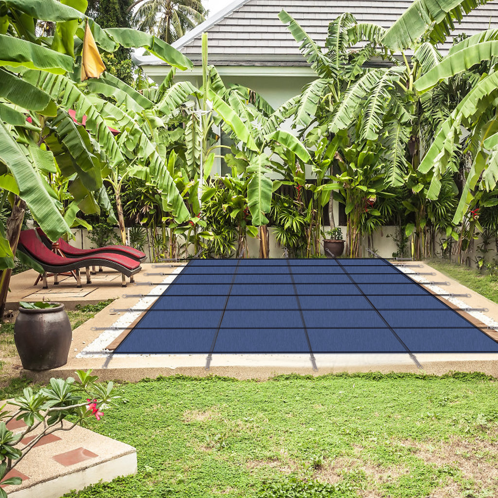 Inground Pool Safety Cover, 18x36ft Rectangle