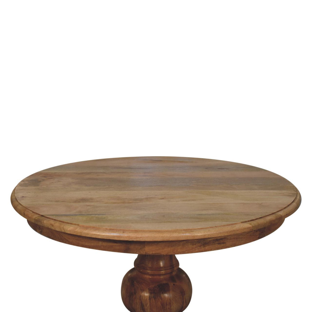 Solid Wood Round Turned Dining Table