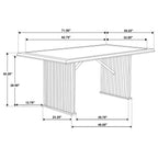 Wawona Transitional Dining Table