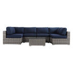 All-Weather Wicker 6-Person Outdoor Sofa Set