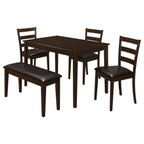 Arvin Cappuccino 5 Piece Dining Set