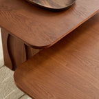 2-Piece Nesting Square Coffee Table Set