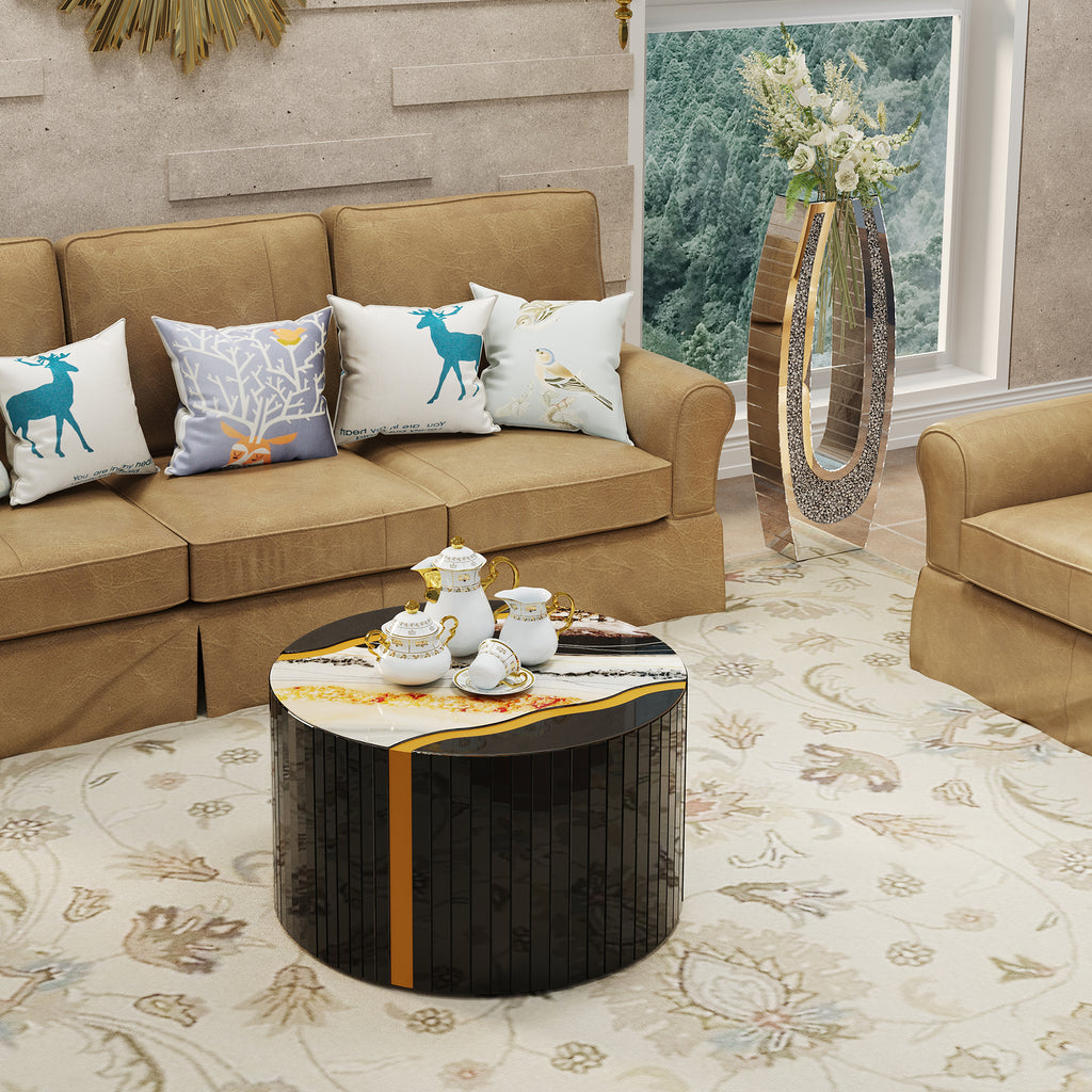 U-Shaped Tall Decorative Floor Vase