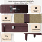 70" Rattan Buffet Cabinet with Storage