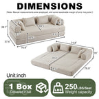 78.9-Inch Convertible Sleeper Sofa