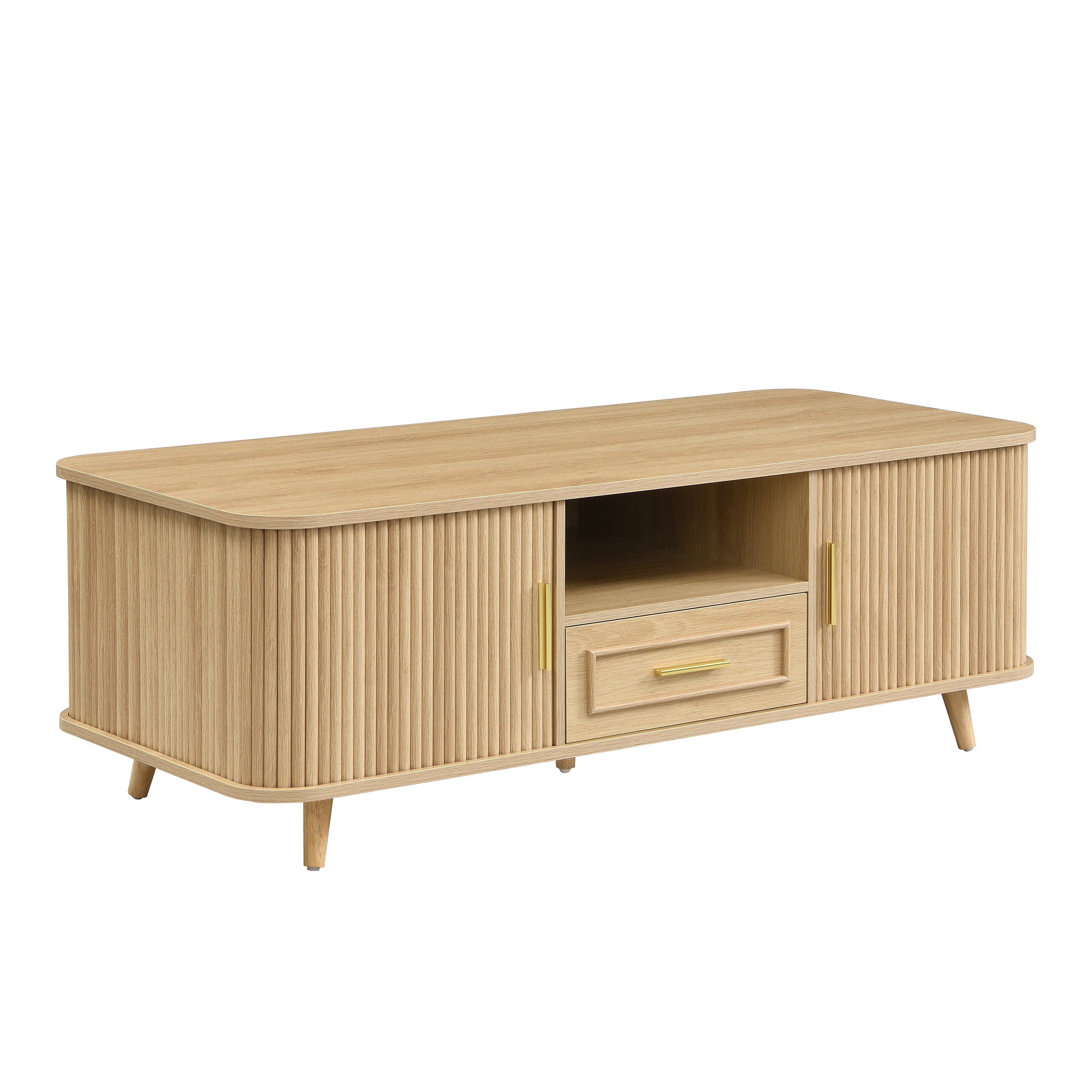 Mid-Century Modern Coffee Table with Storage
