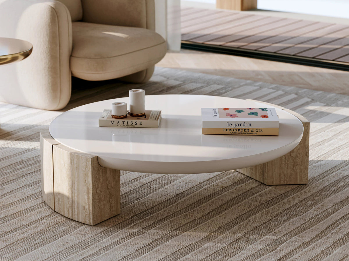 Overlap Round Cocktail Table
