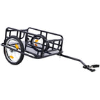 Foldable Bike Cargo Trailer with Universal Bike Hitch