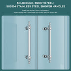 36" x 75" Framed Tub Shower Enclosure