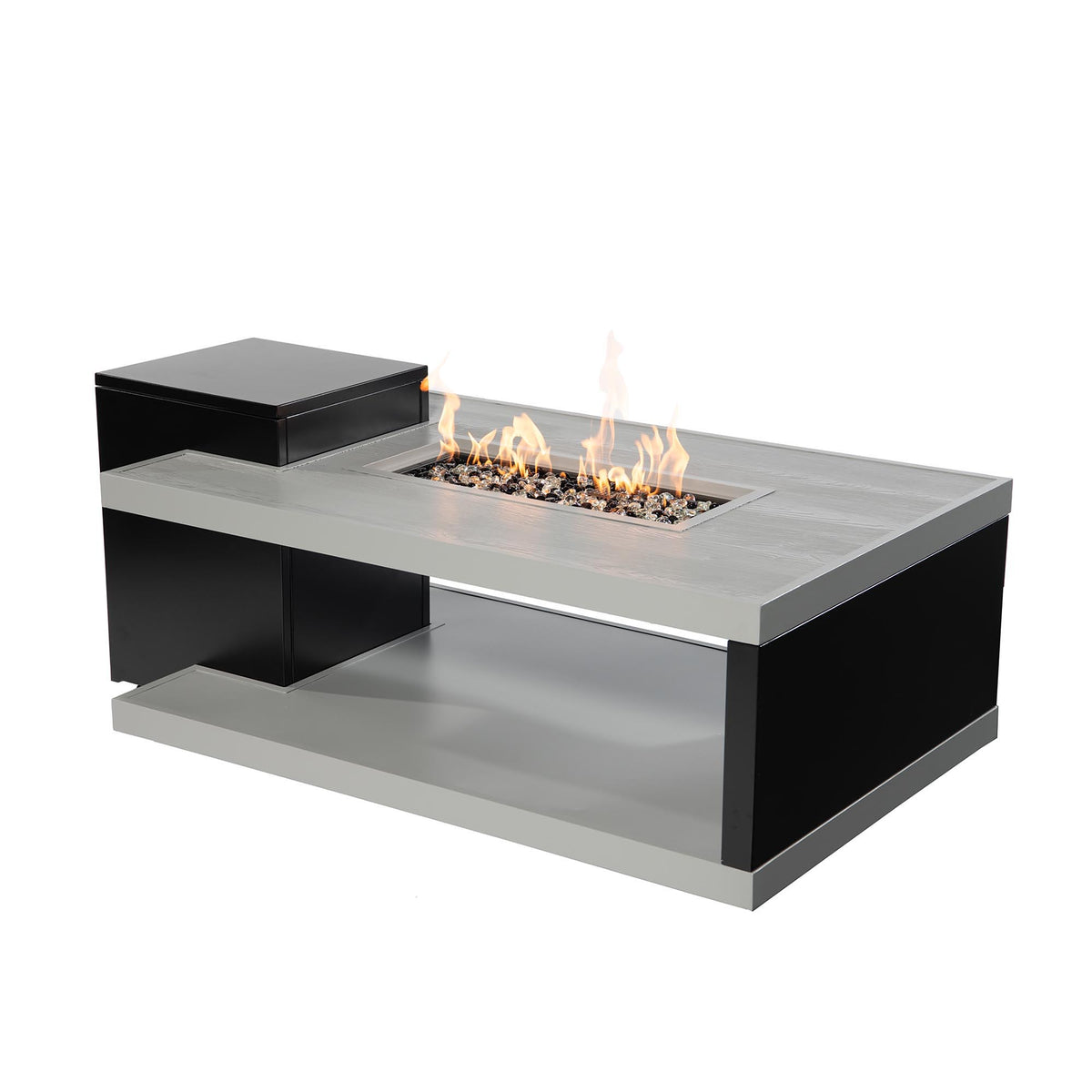 Aluminum  Fire Table, Rectangular