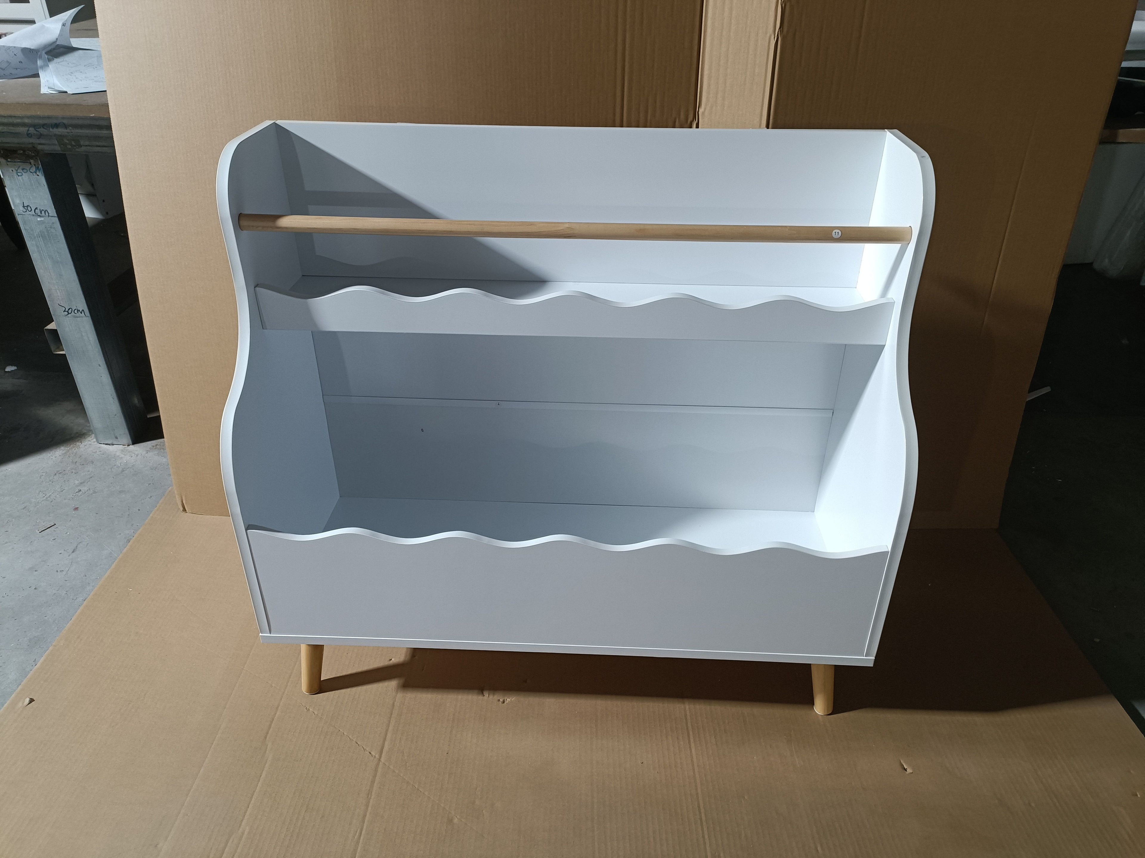 Kids Bookcase, Children Book Organizer & Toy Storage Cabinet